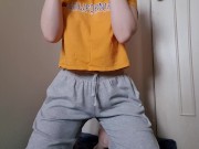 I wet myself in my gray pants 6/16