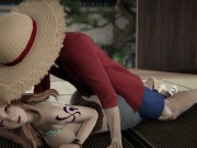 One Piece Nami Anal Fucked by Monkey D Luffy (japanese) 2/16