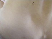 playing with my pussy and sliding on the cook in the car 15/16