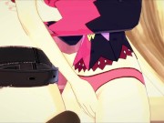 Tales of Berseria Hentai - Velvet fucks Magilou with a lesbian strapon until she cums. 2/16