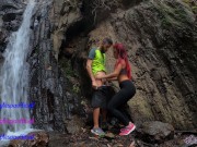 Public Sex In A Waterfall  1/16