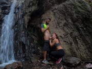 Public Sex In A Waterfall  2/16
