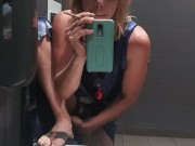 Smoking a blunt and fucking myself in McDonald's bathroom 10/16