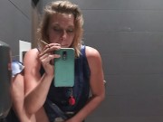 Smoking a blunt and fucking myself in McDonald's bathroom 11/16