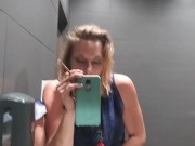 Smoking a blunt and fucking myself in McDonald's bathroom 14/16