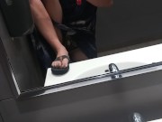 Smoking a blunt and fucking myself in McDonald's bathroom 2/16