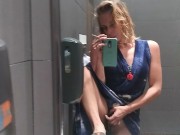 Smoking a blunt and fucking myself in McDonald's bathroom 4/16