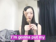 女の潮吹きで塩焼き鳥つくってみた-ミキ姉 7/16