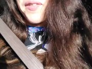 Pinkmoonlust Public Flashes ONE NIPPLE in a Very Bad Place While Talking Nervously & Looking Scared 1/16