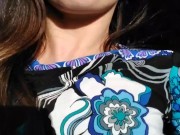 Pinkmoonlust Public Flashes ONE NIPPLE in a Very Bad Place While Talking Nervously & Looking Scared 16/16