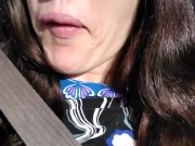 Pinkmoonlust Public Flashes ONE NIPPLE in a Very Bad Place While Talking Nervously & Looking Scared 3/16