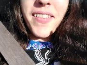 Pinkmoonlust Public Flashes ONE NIPPLE in a Very Bad Place While Talking Nervously & Looking Scared 5/16