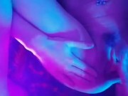 Leo Casanova fucks tiny brunette slut Stacy Bloom and comes on her FACE! 8/16