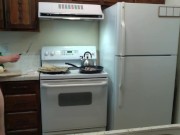 Jiggly Booty Babe Makes Burger Fixin's and Fries! Naked in the Kitchen Episode 12 Part 2 14/16