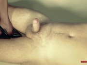 100% Beautiful Heels & Stiletto Cum Domination and Handjob 8/16