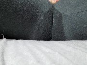 Unexpected squirting through yoga pants on my lunch break! 14/16