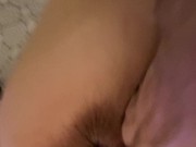 BWC & hand deep inside hungry teen pussy 14/16