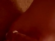 RUBBING CLIT WITH DILDO 5/16