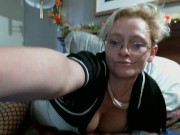 masterbating milf in fishnets 8/16