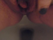 Hairy Girl Smoking Pissing and Fingering her Pussy till she Cums 8/16