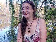 INHALE 50 smoking fetish and risky public nudity by Gypsy Dolores, Angrignon Park, Montreal 9/16