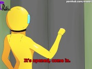 Yellow fucked hard with a huge Strapon - Among Us Lesbian Porn 4/16