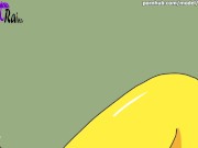 Yellow fucked hard with a huge Strapon - Among Us Lesbian Porn 9/16