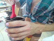 DIY Floating Table 7.2 - Painting Shelf 4k HD (music) HotHandyman 13/16