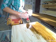 DIY Floating Table 7.2 - Painting Shelf 4k HD (music) HotHandyman 3/16