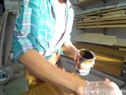 DIY Floating Table 7.2 - Painting Shelf 4k HD (music) HotHandyman 9/16