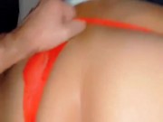 Chienne beurette en levrette pendant confinement 8/16