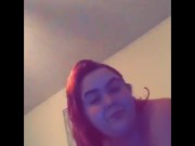 Big tit, little strip tease  16/16