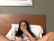 New toy!!!! Wet pussy! 7/16