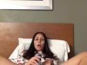 New toy!!!! Wet pussy! 9/16