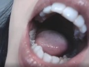 Close up POV Cum on my pretty lips 11/16