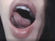 Close up POV Cum on my pretty lips 15/16