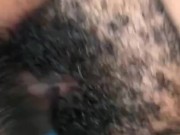 My ex came to my house and I fucked her hairy pussy