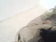 Public flasher in stockings sucks a stranger’s dick and gets caught fucking him - Dirty Dasha 14/16