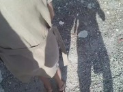 Public flasher in stockings sucks a stranger’s dick and gets caught fucking him - Dirty Dasha 16/16