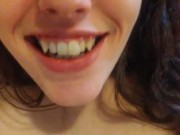 PinkMoonLust thinks she can SQUIRT GLITTER in her Mind! She Tastes her own Pussy Cum & Pours on Neck 8/16