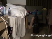 Sexy Teen Rides Huge Tower from Gngbngster 10/16