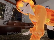 Dripping Wet Hot Baby in Sweater with No Panties Rug Burn in Living Room POV Lap Dance 1/16