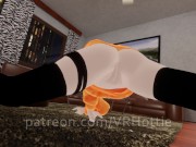 Dripping Wet Hot Baby in Sweater with No Panties Rug Burn in Living Room POV Lap Dance 11/16