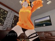 Dripping Wet Hot Baby in Sweater with No Panties Rug Burn in Living Room POV Lap Dance 2/16