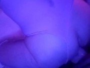 Sexy Snow Bunny rides her dildo 10/16