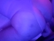 Sexy Snow Bunny rides her dildo 2/16