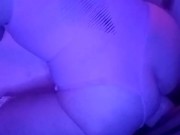 Sexy Snow Bunny rides her dildo 7/16