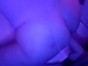 Sexy Snow Bunny rides her dildo 9/16