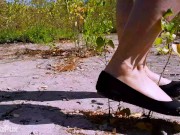 I PURPOSELY LET MY STEPSISTER GO FIRST WHEN WE WERE CLIMBING THE PUBLIC FORTRESS! ANGELINAPUX 4K 10/16