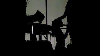 Transexual Cocks Silhouettes - Silhouettes in the balcony at night - RedTube